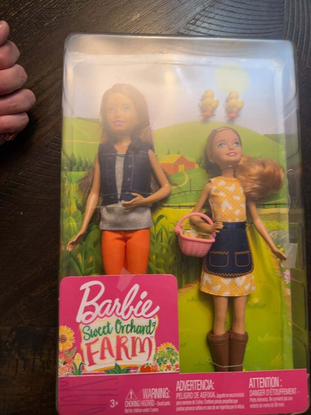 Barbie Sweet Orchard Farm Skipper and Stacie Dolls with Chicks and Basket Access